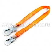 Строп в исполнении А (полиамидная лента с двумя карабинами 1,4 м)