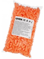 Вкладыши (беруши) для диспенсер uvex Икс-Фит Пич, одноразовые, SNR 37dB, уп. 200 пар, арт. 2112204