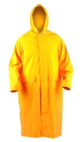 Плащ влагостойкий нейлон+ПВХ, застежка на кнопках, цв желтый, арт 2060052
