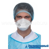 Респиратор Нева-206 FFP2 NR D (без клапана выдоха) пыль, дым, туман, вирусы и бактери, арт. 1003036