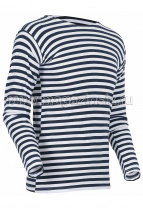 Тельник 100 % хлопок, темно-синяя полоса 150 г/м2