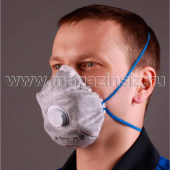 Респиратор Алина-АВ FFP2 NR D (с кл. выд.) сварочные аэрозоли и сорбции, органических газов и озона, арт. 1003226