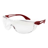 Очки открытые UVEX "Скайлайт" 9174095; линза: supravision sapph, прозрачная, 2-1.2; оправа: красный металлик