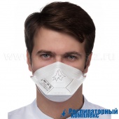 Респиратор Нева-306 FFP3 NR D (без клапана выдоха) пыль, дым, туман, вирусы и бактерии, арт. 34172