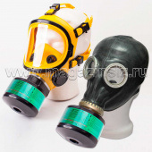 Противогаз промышленный фильтрующий Бриз-3301 с фильтром К1