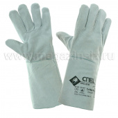 Краги спилковые Спец (серые, без подкладки), арт. 1515131