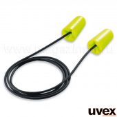 вкладыши противошумные uvex Икс-Фит на шнурке, одноразовые, SNR 37dB, уп. 100 пар, арт. 2112010