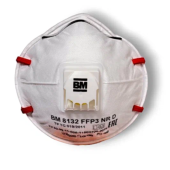 ВМ 8132 FFP3 NR D, полумаска фильтрующая для защиты от аэрозолей, чашеобразная, с клапаном выдоха, 240 шт/ящ