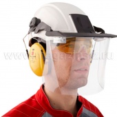Щиток защитный 3М V4D защитный Ацетатный прозрачный на каску, арт. 7000039612