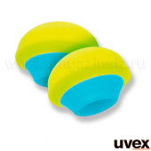 чашечки сменные для вкладышей противошумных uvex Икс-Кап и Икс-Фолд, в упаковке: 5 пар; SNR 24dB,, арт. 2125351