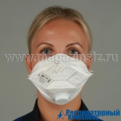 Респиратор Нева-310 FFP3 NR D, (с кл. выд), пыль, дым, туман, радиоактивные и канцерогенные аэрозоли, арт. 1003023  