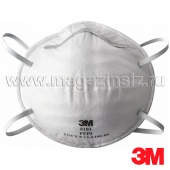 Респиратор 3М 8101 FFP1 NR D,  противоаэрозольный, до 4 ПДК (без клапана), арт. 7000039804