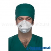 Респиратор Нева-216 FFP2 NR D (с кл. выдоха) пыль, дым, туман, вирусы и бактери, аллергены, арт. 1003037