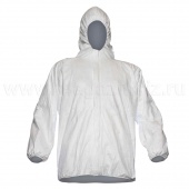 куртка с капюшоном dupont™ тайвек®, модель pp33