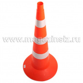 Конус дорожный КС-3.8.0 (750мм, 3 с\о полосы, с утяжелителем)