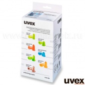 Беруши для диспенсера uvex Хай-Ком, одноразовые, лайм, SNR 24dB, в уп. 300 пар., арт. 2112118