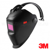 101106 Щиток защитный лицевой сварщика 3М 10V QR c рейкой (без каски), светофильтр 10V, арт. 7100044819