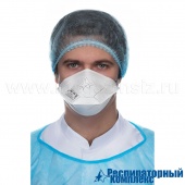 Респиратор Нева-206 FFP2 NR D (без клапана выдоха) пыль, дым, туман, вирусы и бактери, арт. 1003036