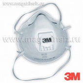 Респиратор 3М 8122. FFP2 NR D, противоаэрозольный Комфорт, до 12 ПДК (c кл. выдоха), арт. 7100050788