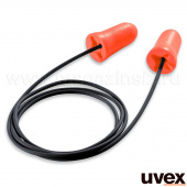 Вкладыши противошумные uvex Комфо-Фит на шнурке, SNR 33dB, цвет пурпурный, арт. 2112012