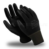 Перчатки Микропол MG-161 - полиуретан, цвет основы-черный, 13-й класс, арт. MG-161 (ТРU-12)