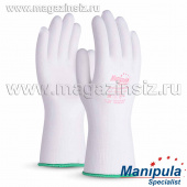 Перчатки Микрон (TNY-24) - цвет белый,15-й класс, арт. MG-101 (ex. TNY-24)