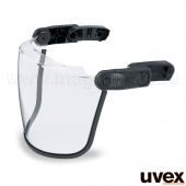 щиток на каску UVEX Феос E-S, E-S-WR, Алпайн; круг. механич. крепление, окантовка; линза: PC, Суправ, арт. 9906.010