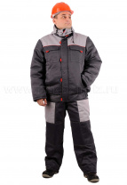 Костюм зимний "Фаворит-2" (куртка-полукомбинезон), тк. Грета
