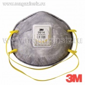 Респиратор 3М 9914P FFP1 NR D NV OV, от органических паров, до 4 ПДК (с клапаном выдоха), арт. 7100010169