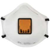 Полумаска противоаэрозольная с клапаном, чашеобразная, арт. JM-7622