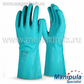 Перчатки Дизель N-F-06 - толщина 0.38, длина 330 мм зеленый, хлопковая подкладка, арт. N-F-06