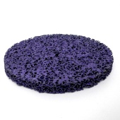 Диск каралловый для снятия ржавчины фиолетовый d 150 мм толщина 13 мм фото