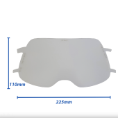 523000 Пластина наружная защитная, стандартная для щитка SG 9100FX, уп./5 шт., арт. 7000000236